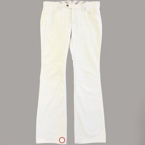 GAP Women’s Beige Bootcut Jeans Size 8L Long Stretch Cotton Blend Corduroy Pants - Picture 15 of 16